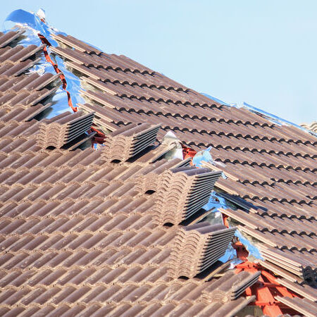 tile roof installation